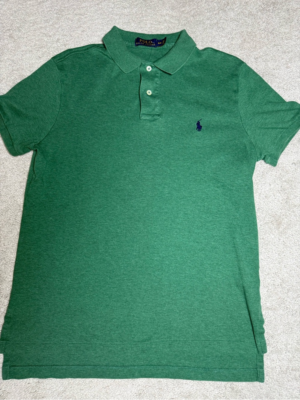 Polo by Ralph Lauren Green Polo with Navy Pony